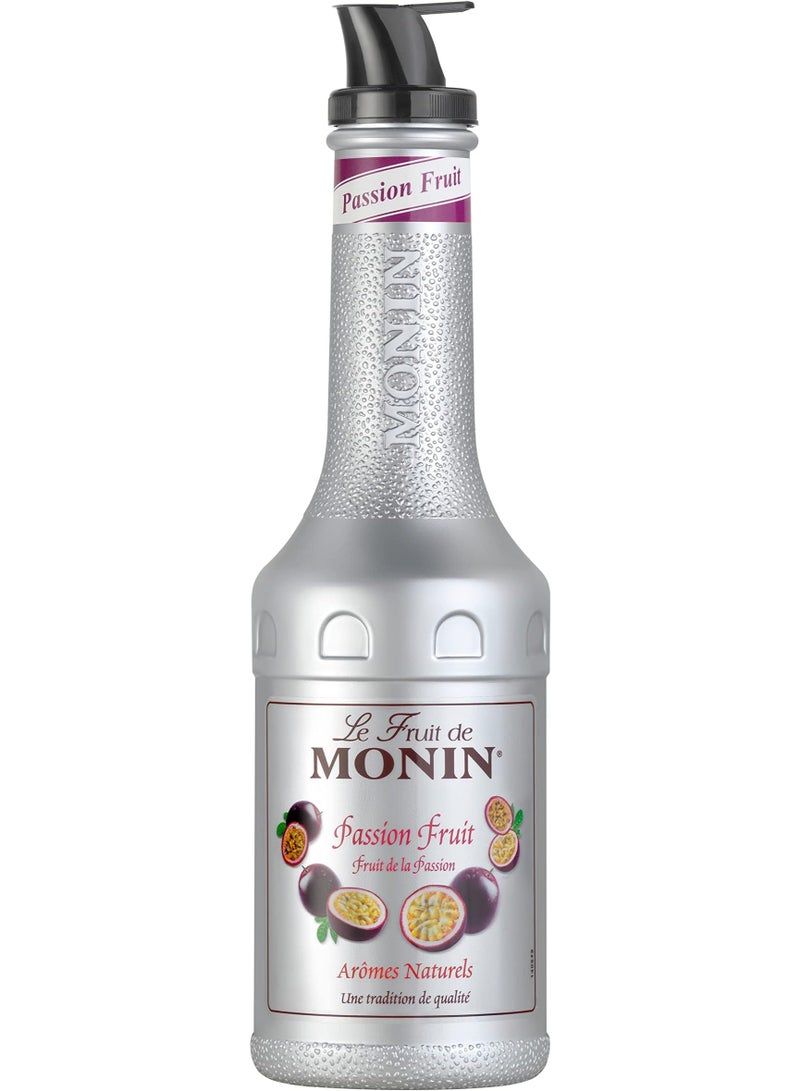 Monin Passion Fruit Mix Purée 1L – Exotic Tropical Flavor for Cocktails, Desserts & Smoothies - Image 2